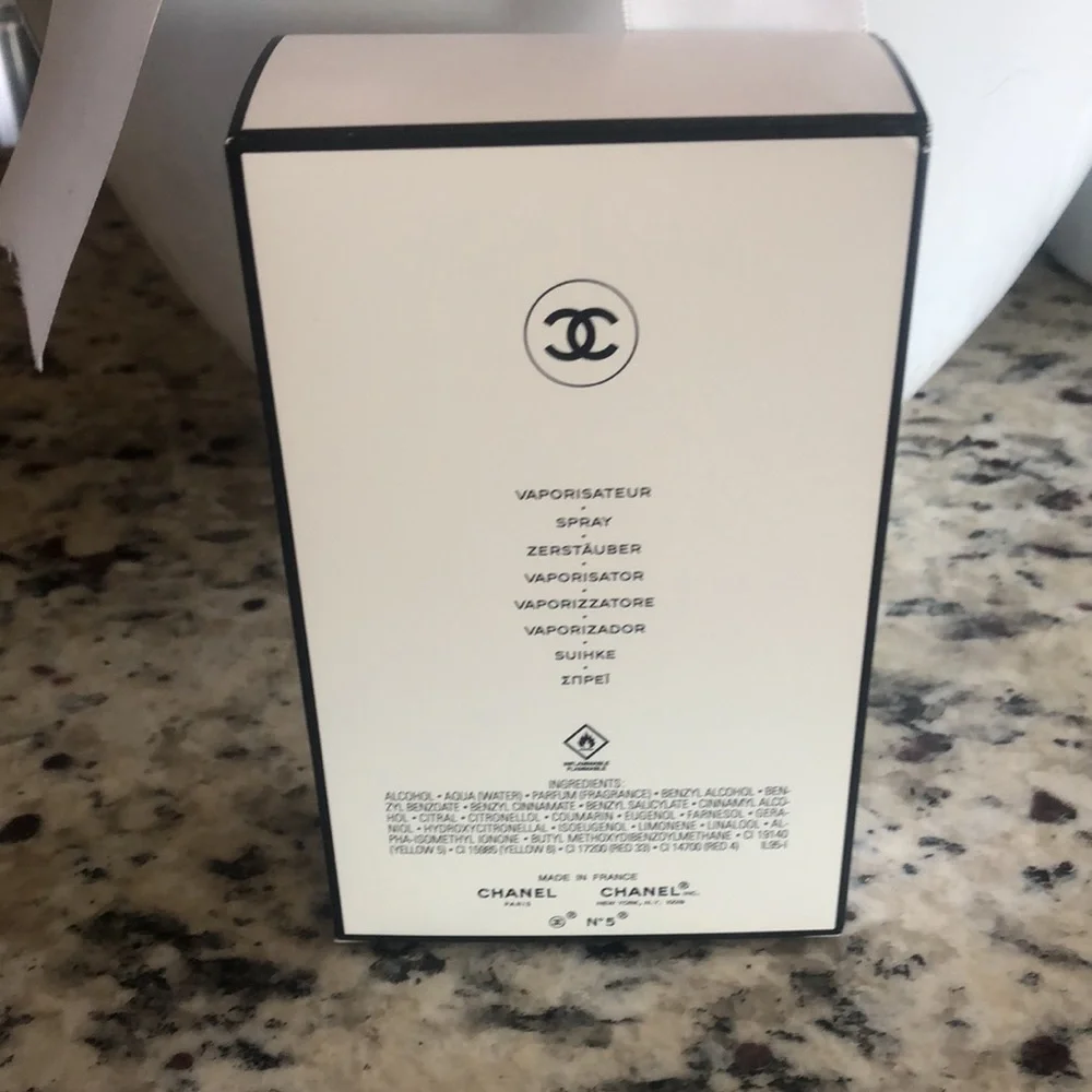 Chanel 5 Empty Box Only